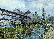 Alfred Sisley Provencher's Mill at Moret china oil painting artist